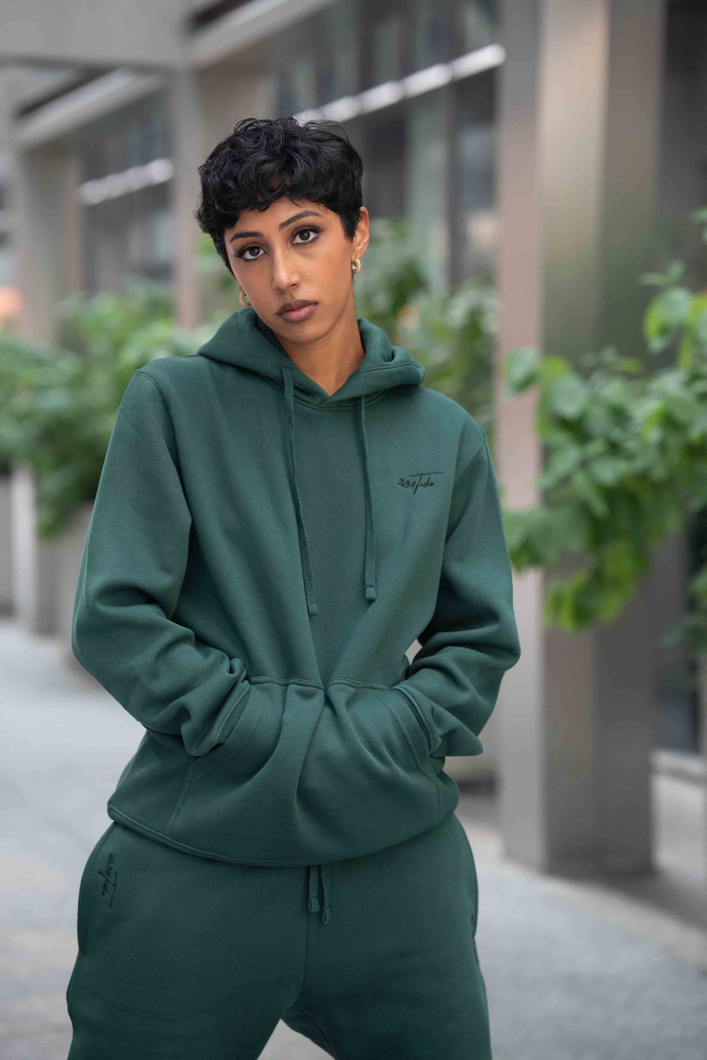 Tribal Hoodie - Green