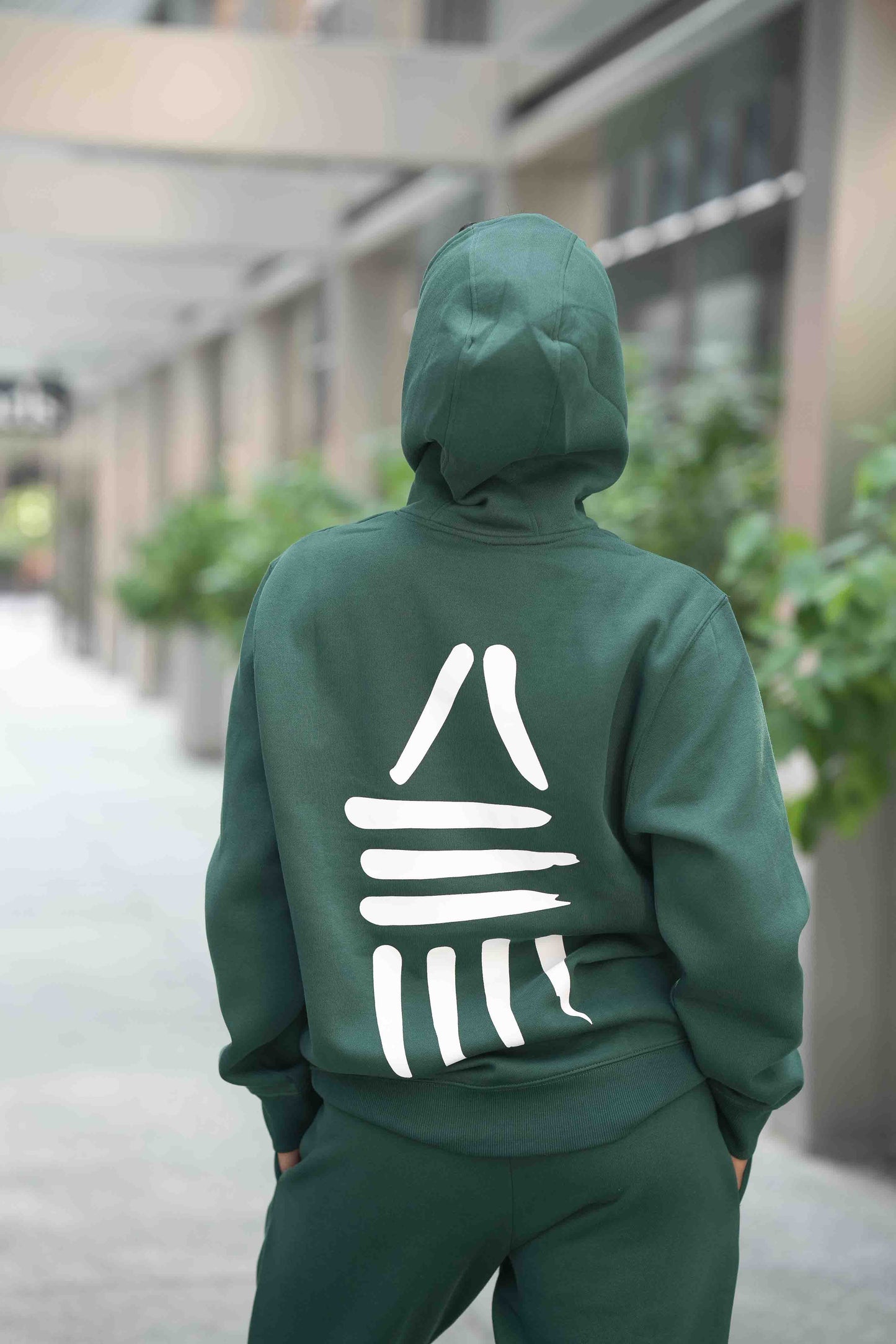 Tribal Hoodie - Green
