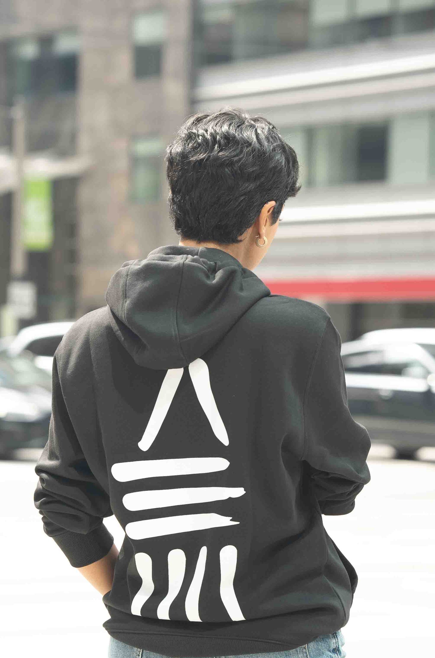 Tribal Hoodie - Black
