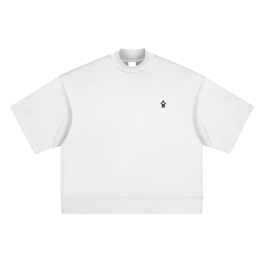 1472 Heavyweight Oversized Mock Neck T-shirt