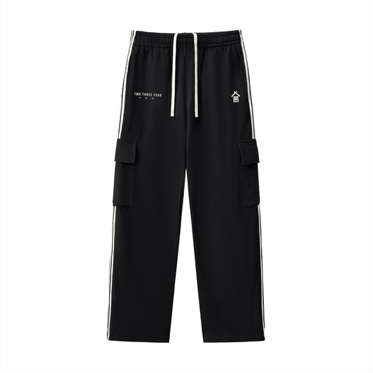 Travellers Club Side Stripe Straight-Leg Pants
