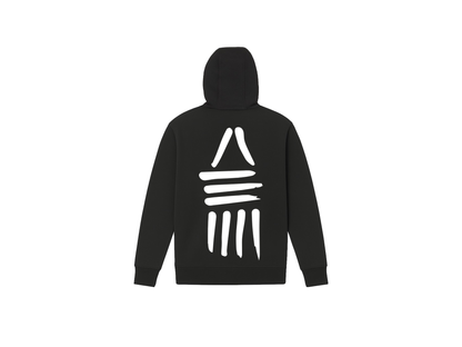 Tribal Hoodie - Black